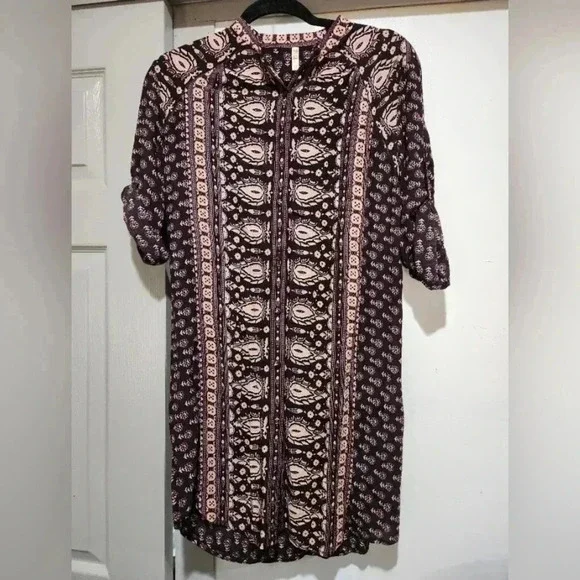 RARE Spell Gypsiana Button-down Shirt Dress size XS - Picture 3 of 9